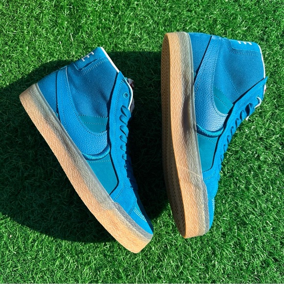 Nike Sb Zoom Blazer Mid Premium Green Abyss - Picture 4 of 12